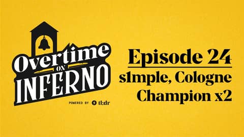 s1mple, Cologne Champion x2 - Overtime on Inferno: EP24