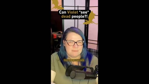 Violet sees DEAD PEOPLE?! 💀👀 Violet sees DEAD PEOPLE?! 💀👀