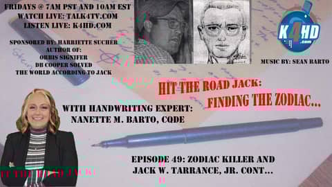 Zodiac Killer and Jack W. Tarrance, Jr. Cont...