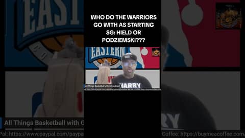 WHO STARTS AS THE WARRIORS SG? #nba #basketball #goldenstatewarriors #buddyhield #brandinpodziemski