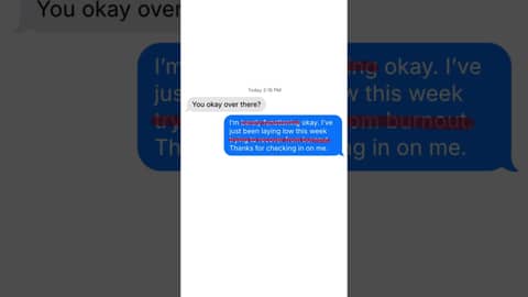 What “I’m Okay” Really Means What “I’m Okay” Really Means