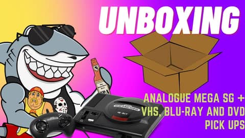 Unboxing + Pick Ups - Analogue Mega SG + VHS, Blu-Ray and DVD Pick Ups!