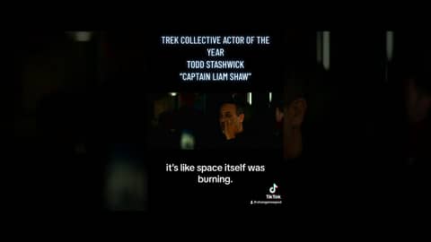 The Trek Actor of the Year award goes to Mr. Todd Stashwick for his role as Captain Liam Shaw!