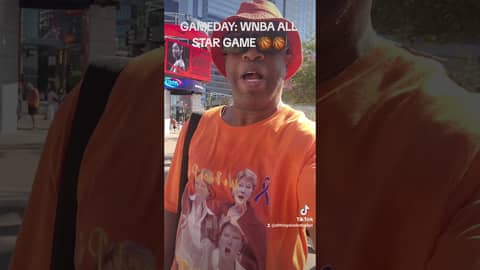 GAMEDAY AT THE WNBA ALL STAR GAME... #basketball #wnba #allstargame2024 #teamusa #teamwnba #podcast