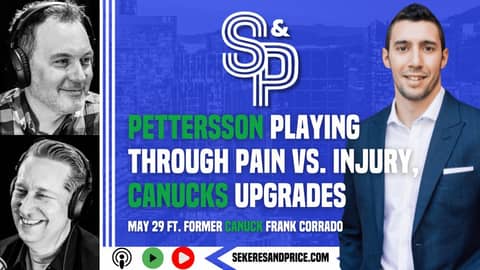 Frank Corrado on the player's perspective of playing hurt vs. injured, Canucks off-season moves