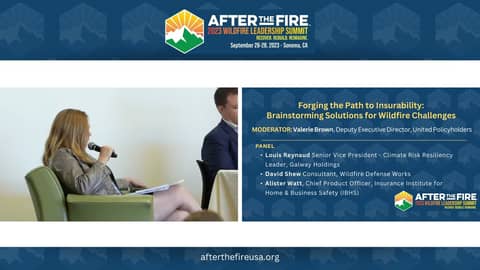 Day 2-7: Forging the Path to Insurability | Valerie Brown, Louis Reynaud, David Shew, & Alister Watt