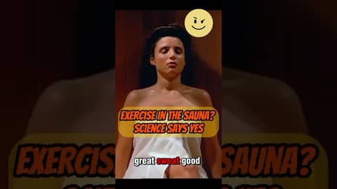 Exercise in the sauna? Science says YES #sauna #helath