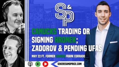 Frank Corrado on Canucks trading or keeping Hronek, Zadorov & pending UFAs; team staying competitive Frank Corrado on Canucks trading or keeping Hronek, Zadorov & pending UFAs; team staying competitive