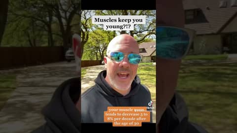 How old are you really? And how can you stay younger? #health #musclemass #biologicalage How old are you really? And how can you stay younger? #health #musclemass #biologicalage