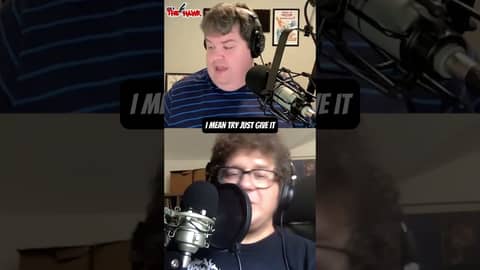 108.9 The Hawk wants to kiss you all over. #podcast #hawk #classicrock #comedy