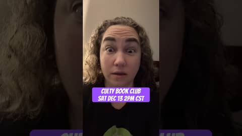 Culty Book Club: The Body Keeps the Score Dec 13 2pm CST  #trauma #cultybookclub