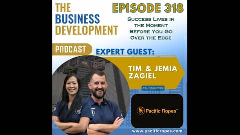 Success Lives in the Moment Before You Go Over the Edge with Jemia & Tim Zagiel