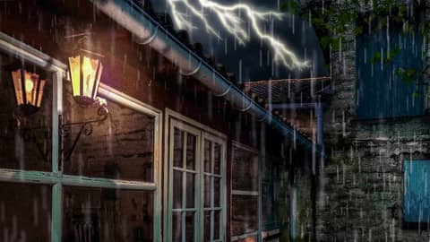 Steady Rain & Thunder to Sleep All Night