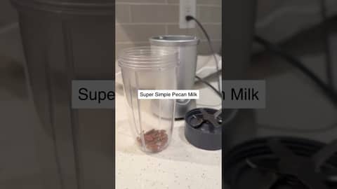 Pecan Milk Recipe 😋 | Dairy Free Plant Based Swap