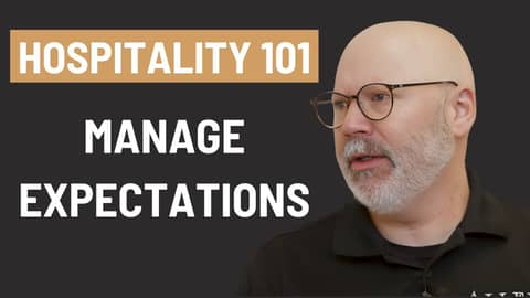 30 Years of Hospitality Experience in 60 Minutes