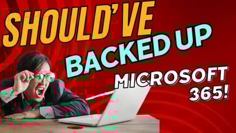 KMPG M365 Admin Deletes Everything - NO BACKUP!