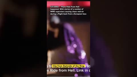 On this day in Pro Wrestling history:the ‘Plane Ride From Hell’ happened. from Darkside of the Ring