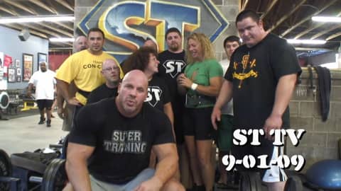 Max Squats with Stan Efferding 9-1-09 | 800 x 2 850 x 1 Raw | SuperTraining.TV