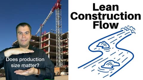 Does Production Size Matter in Lean Construction for Creating Flow?