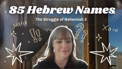Speaking Sacred Names: Behind the Scenes of Nehemiah 3