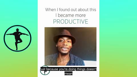 Don't Confuse Movement With Progress -  Motivational Mental Health Video For Entrepreneurs