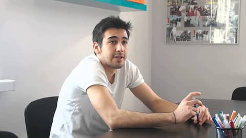 Our Student Berk speaking about Polish Language