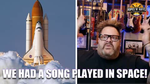 Jaret Reddick of Bowling For Soup on Ohio (Come Back to Texas) Playing on NASA's Space Shuttle Jaret Reddick of Bowling For Soup on Ohio (Come Back to Texas) Playing on NASA's Space Shuttle
