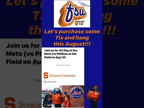 FSU @ SU Day with the METS!