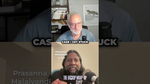 Ransomware Recovery: Earthquake Preparedness Parallel! #shorts