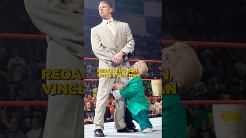 Hornswoggle Reacts To Being Vince McMahon's Son