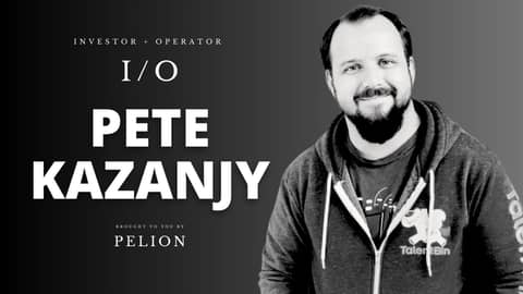 The Sales Playbook Every Founder Needs to Know | Pete Kazanjy, Author of Founding Sales | IO Pod