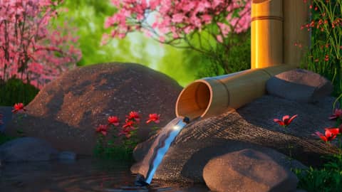 Fall Asleep or Focus with Bamboo Water Fountain | 10 Hour Water White Noise Fall Asleep or Focus with Bamboo Water Fountain | 10 Hour Water White Noise