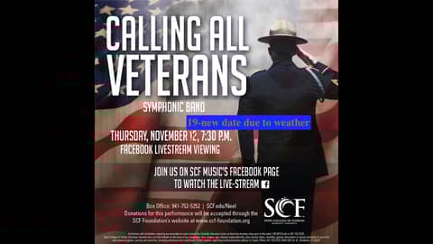 SCF Symphonic Band: Calling All Veterans