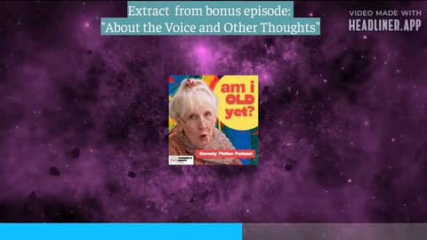 Extract from the bonus episode, "Walking Thoughts about the Voice"