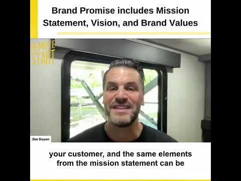 E12 Brand Promise includes Mission Statement, Vision, and Brand Values