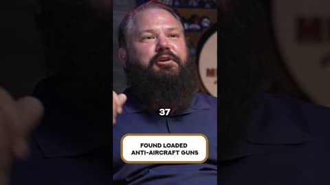 We Just Found Loaded Anti-Aircraft Guns