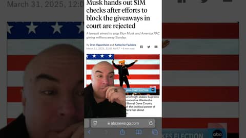 How Is This Allowed?? #musk #potus #wisconsin #politics #news