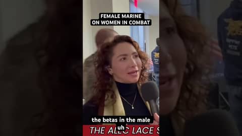 Female Marine Responds to Pete Hegseth Comments about Women in Combat