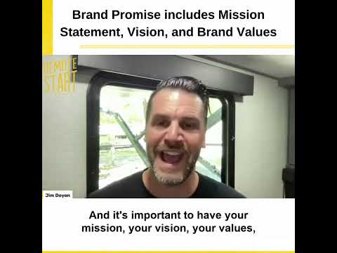 E12 Brand Promise includes Mission Statement, Vision, and Brand Values