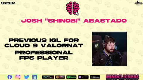 Josh "Shinobi" Abastado - Professional FPS Esports Athlete and Previous In Game Leader For Cloud 9 Josh "Shinobi" Abastado - Professional FPS Esports Athlete and Previous In Game Leader For Cloud 9