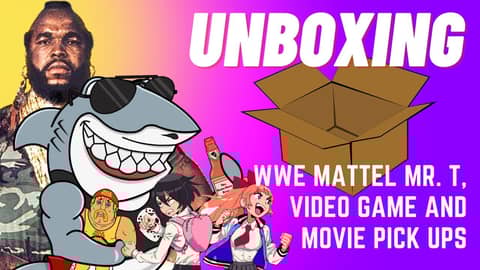Unboxing + Pick Ups - WWE Mattel Mr. T, Video Game and Movie Pick Ups