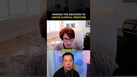 Making the decision to leave clinical medicine #shorts