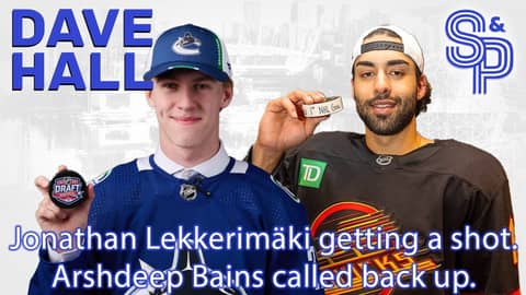 Lekkerimäki and Bains called up to replace Brock! Canucks Army propect writer Dave Hall with a look