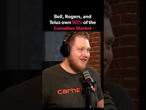 How the Telecom Industry Works in Canada #shorts