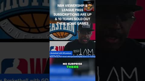 VIEWERSHIP UP FOR 1ST MONTH OF THE NBA SEASON... #nba #basketball #nbaonnbc #nbaonprime #nbaonespn