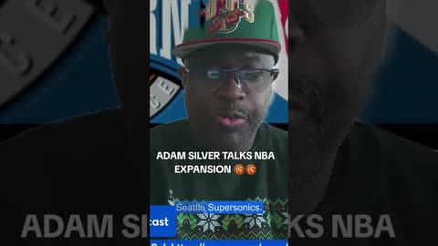ADAM SILVER TALKS EXPANSION... #nba #basketball #adamsilver #expansionplans #seattle #lasvegas