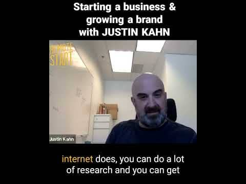 E22 Starting a Business & Growing a Brand with Justin Kahn