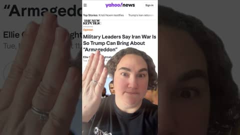 Cult survivor & Veteran responds to: commanders telling troops Iran will bring about “Armageddon”