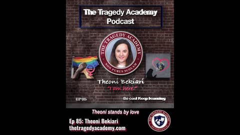 Theoni stands by love