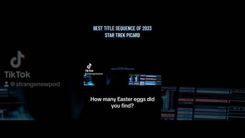 Winner for Best Title Sequence of 2023 is #StarTrekPicard! How many Easter eggs did you find?